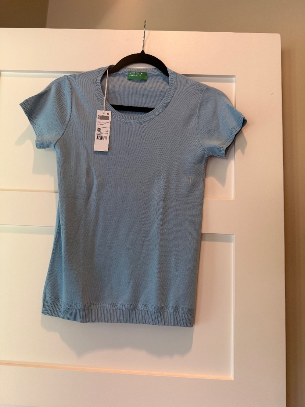 Benetton Blue Cotton Shell